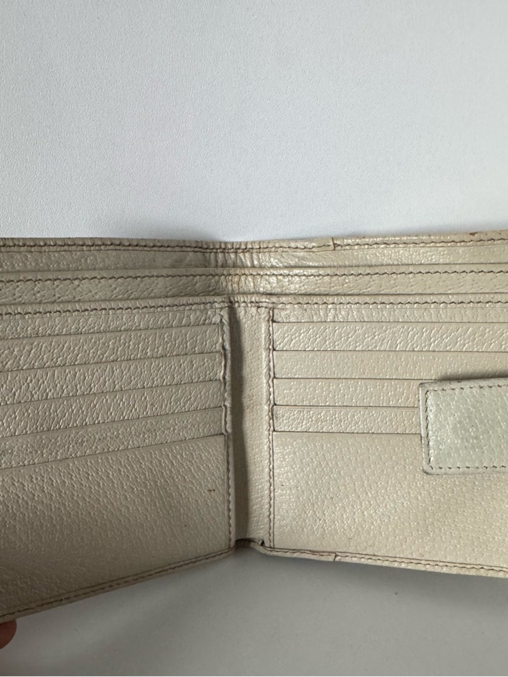 Gucci Compact Princy Wallet with Sherry Line Ribbon Bow GG monogram canvas - Picture 9 of 12